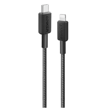 Cáp Sạc Type-C - Lightning Anker 322 C-L 0.9m Nylon Đen B2B_A81B5