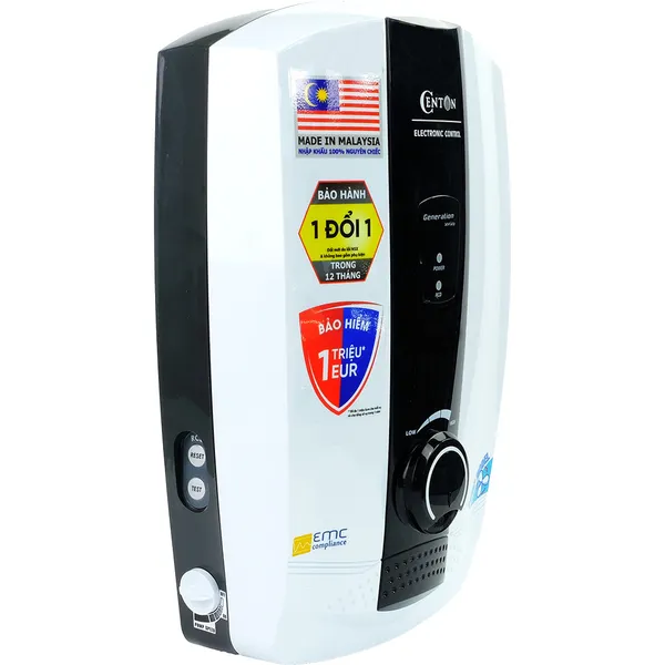 Máy Nước Nóng Trực Tiếp Centon 8338EP-EMC 3500W