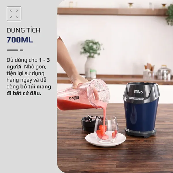 Máy Xay Sinh Tố Mini Olivo MB1000