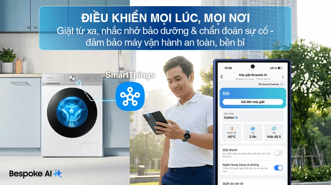 Máy Giặt Samsung Inverter 14 Kg WW14BB944DGHSV