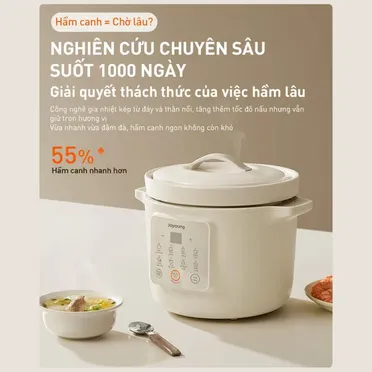 Nồi Nấu Chậm Cho Bé Ăn Dặm Joyoung JSC-316 3 Lít 3