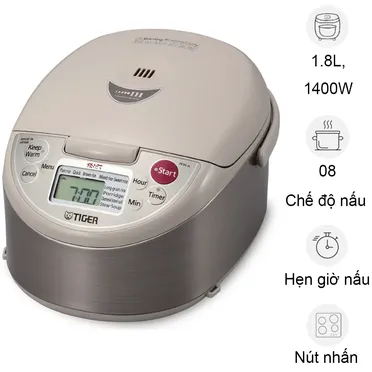 Nồi Cơm Điện Cao Tần Tiger JKW-A18W-CU - Nhật Bản