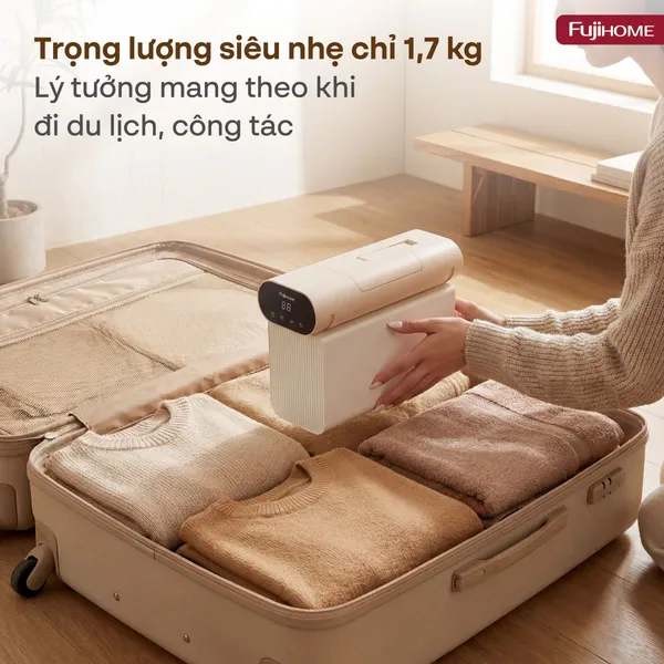 Máy Sấy Quần Áo Và Khử Trùng UV Gấp Gọn Fujihome FCD16