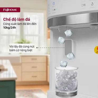 Cây Nước Nóng Lạnh Bình Âm Kèm Chức Năng Làm Đá Fujihome WD628C-IM 3