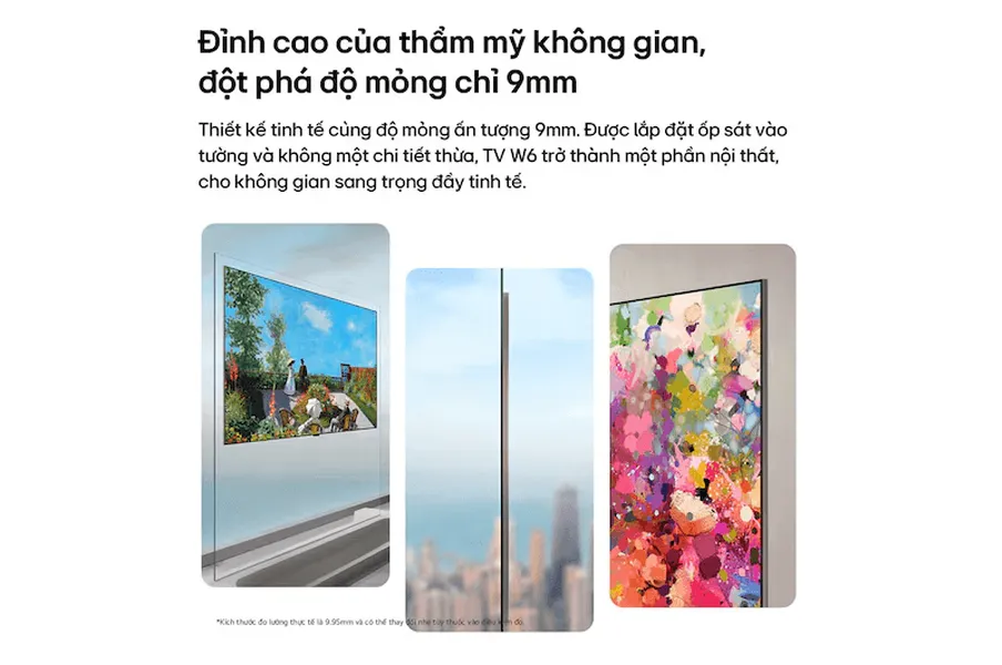 Smart Tivi LG OLED AI 4K 83 Inch OLED83W6PSA