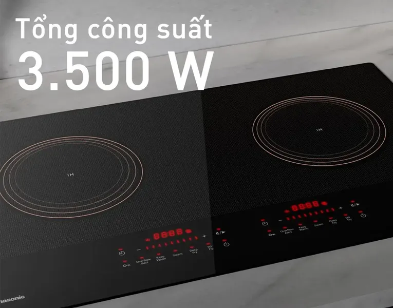 Bếp Từ Đôi Panasonic KY-H1WZ70KRA 3500W