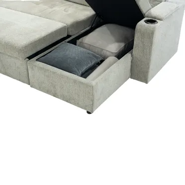 Sofa góc L (góc trái) 8604 Xám 5