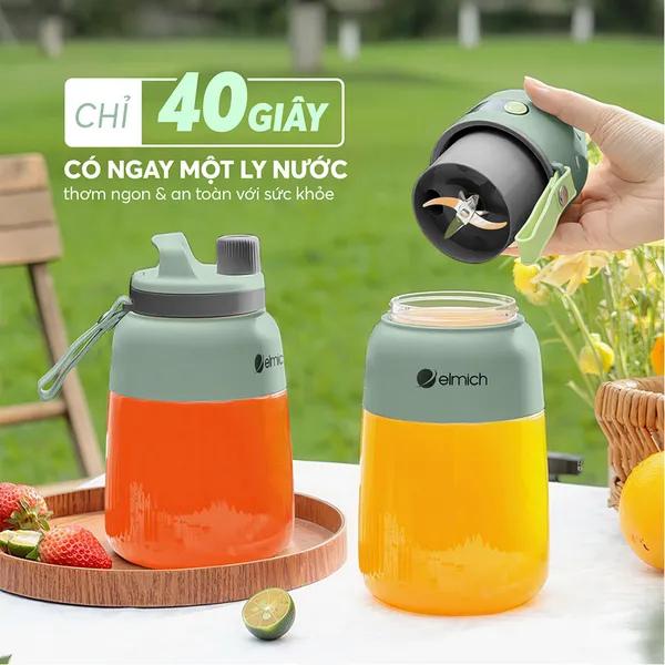 Máy Xay Sinh Tố Cầm Tay Elmich BLE9184