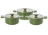 Bộ Nồi Chống Dính Ceramic Elmich Olive Classic EL5229OV03 Size 18, 20, 24cm 0