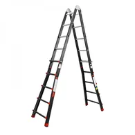 Thang Nhôm Gấp Và Rút Đa Năng 4 Đoạn Fujihome ML45B