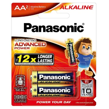 Pin Kiềm Panasonic LR6T/2B-V AA Vỉ 2