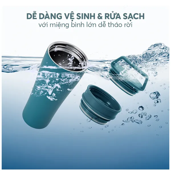 Cốc Giữ Nhiệt Inox 304 Elmich EL8374SB 600ml
