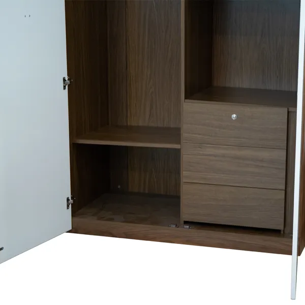 Tủ Áo 4 Cửa Morgan CP1104W1-V36FWH 2.4M