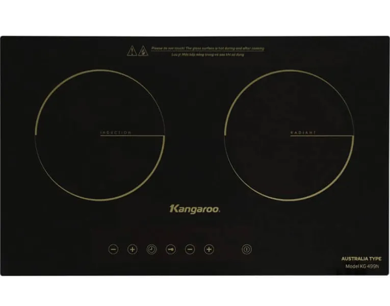 Bếp từ - hồng ngoại đôi Kangaroo KG499N 3100W-XOAWEB