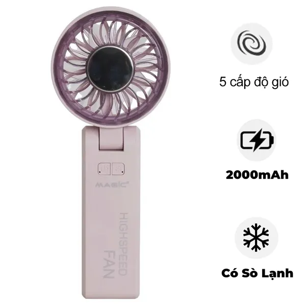 Quạt Cầm Tay Mini Sò Lạnh Magic A-014