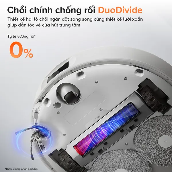 Robot Hút Bụi Lau Nhà Roborock Q Revo 5V1 Đen