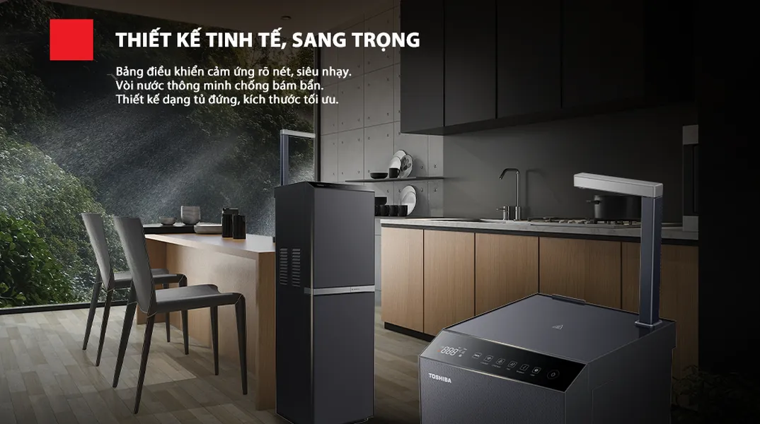 Máy Lọc Nước RO Nóng Nguội Lạnh Toshiba TWP-W2396SVN(M) 10 Lõi