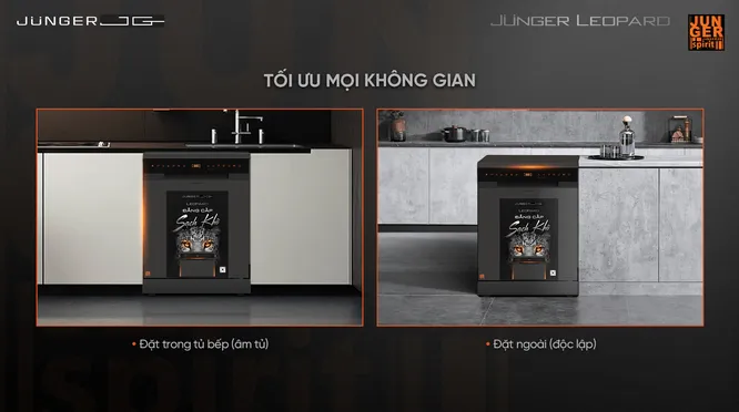 Máy Rửa Bát Junger Leopard DWJ-183-VG - Xuất Xứ Thái Lan 9