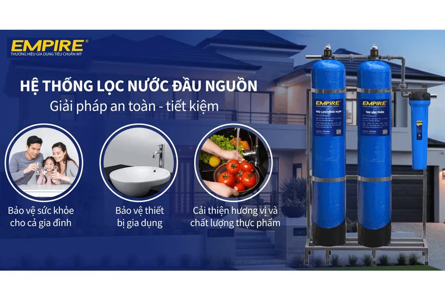 Bộ Lọc Nước Phèn Điều Khiển Cơ Empire E-CPS02-C