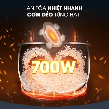 Nồi Cơm Nắp Gài Kalite KRC6018 1.8 Lít 6