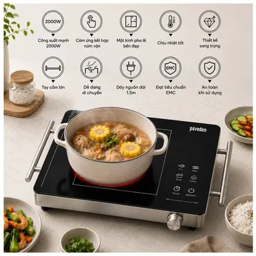 Bếp Hồng Ngoại Đơn Paveden Signature PIC-236H 3