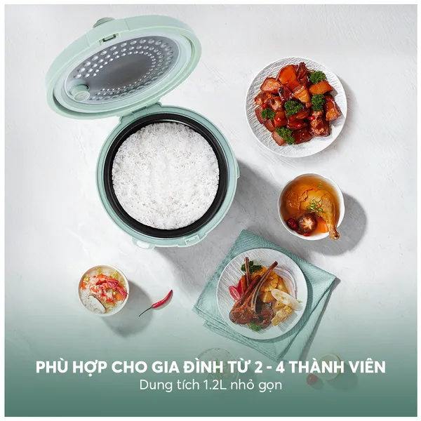 Nồi Cơm Điện Elmich RCE9257 1.2 Lít
