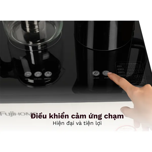 Cây Nước Nóng Lạnh Bình Âm Kết Hợp Bàn Pha Trà Cafe Fujihome TBD22