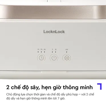 Tủ Sấy Quần Áo Gấp Gọn Lock&Lock END112IVY 600W 15