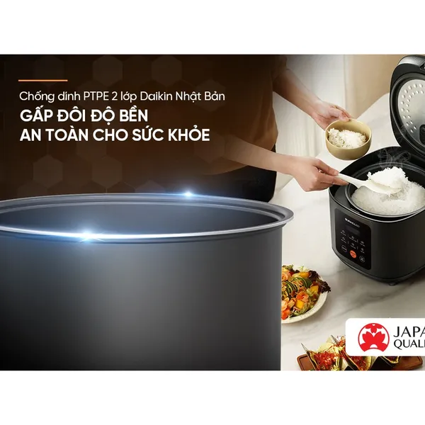 Nồi Cơm Điện Tử Sunhouse SHD8825 1.5 Lít