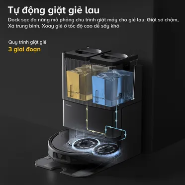Robot Hút Bụi Lau Nhà Roborock QR 798 - Đen 10