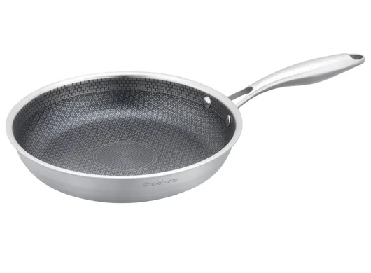 Chảo Blackcube Inox Cao Cấp 3 Lớp Đáy Liền Simplehome RWF073-24F