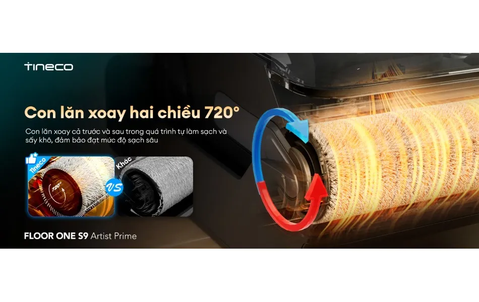 Máy Lau Sàn Hút Bụi Tineco Floor One S9 Artist Prime