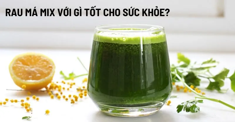 Rau má mix với gì tốt cho sức khỏe? Gợi ý 6 công thức mix nước ép rau má với trái cây