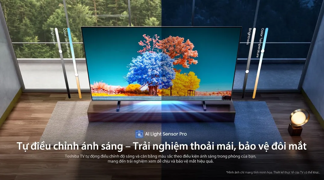 Smart Tivi Mini LED Toshiba AI 4K 85 Inch 85Z770RP