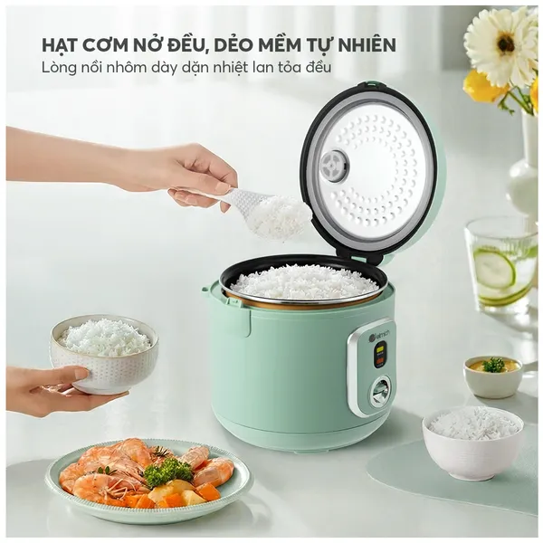 Nồi Cơm Điện Elmich RCE9357 1.8 Lít