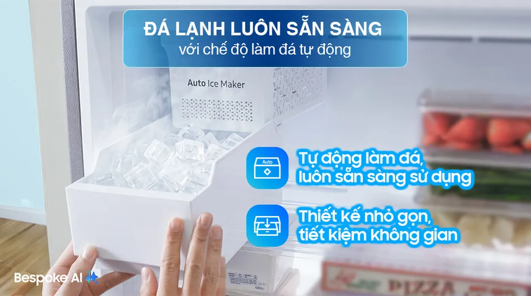 Tủ Lạnh Samsung Bespoke Inverter 460 Lít RT47CB66868ASV