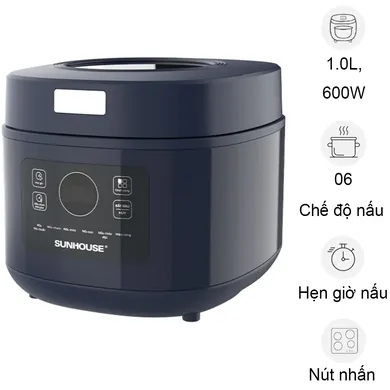 Nồi Cơm Điện Tử Sunhouse SHD8802 1 Lít