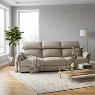Sofa 3 chỗ Louise G-272 Kem