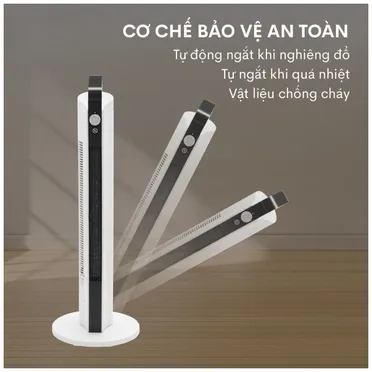 Quạt Sưởi Gốm Ceramic Để Sàn Fujihome FH2000M 10