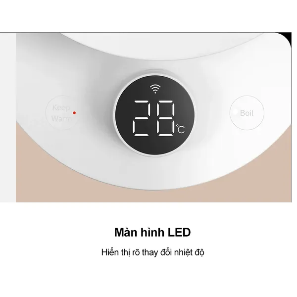 Ấm Đun Nước Xiaomi Smart Kettle 2 Pro EU (BHR9107EU) 1.7 Lít