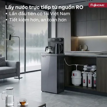 Cây Nước Nóng Lạnh Kết Hợp Bàn Pha Trà, Cafe Fujihome TB392N 2