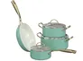 Bộ Nồi Chảo Ceramic Đáy Liền Infinity Sunhouse IF8668
