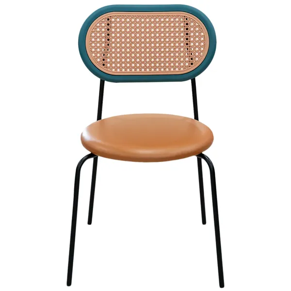 Ghế Nhựa Rattan SL-7026 Tròn Xanh