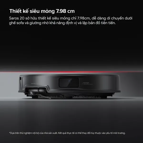 Robot Hút Bụi Roborock Saros 20 Màu Đen