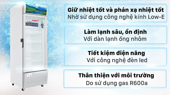 Tủ Mát Sanaky 240 Lít VH-308KL 0