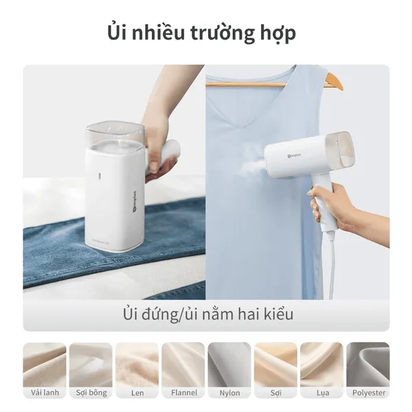 Bàn Ủi Hơi Nước Cầm Tay Gấp Gọn Simplus GTJH020WH00