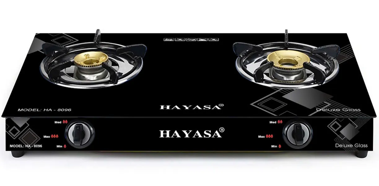Bếp Gas Đôi Dương Kính Hayasa HA-8096