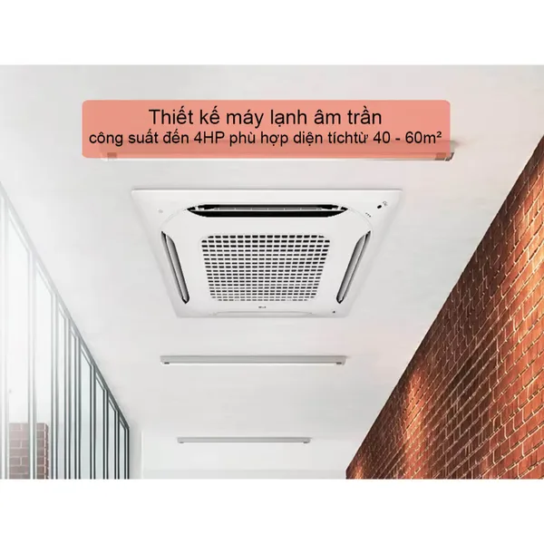 Máy Lạnh Âm Trần LG Inverter 4 Hp ZUUQ36GV1.EWGHEVH/ZTNQ36GNLA1.ENWHEVH (1 Pha)
