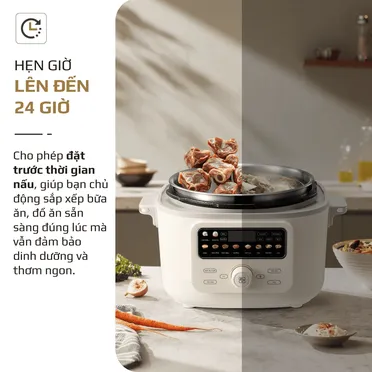 Nồi Áp Suất Điện Đa Năng Olivo PC40 4 Lít 12