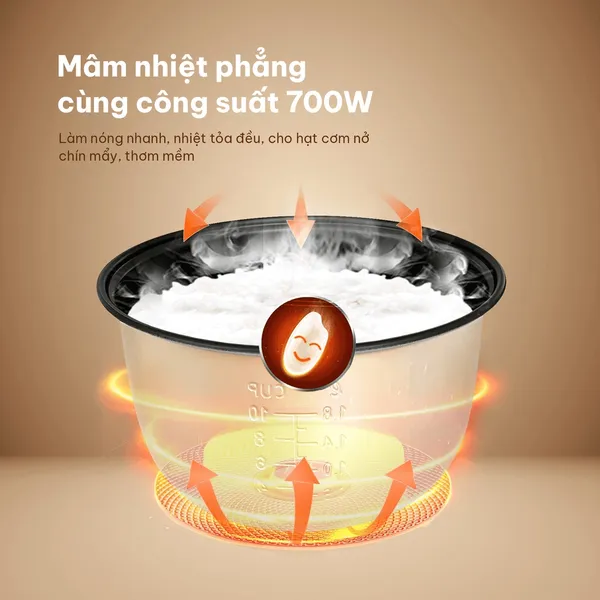Nồi Cơm Điện Comet CM8015 1.8 Lít